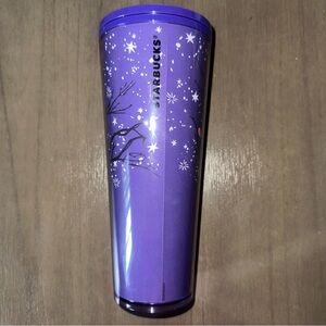 Starbucks Glow In The Dark Trees 24oz Venti Tumbler Fall 2022 Halloween